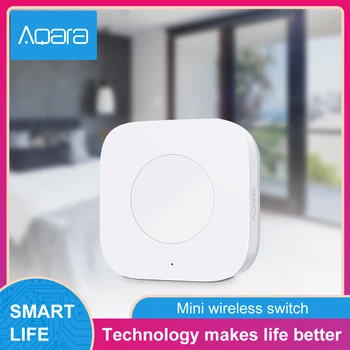 Aqara Wireless Mini Switch Zigbee Connection Versatile 3-way Control Button for Smart Home Devices Compatible with Apple HomeKit
Aqara Wireless Mini Switch Zigbee Connection Versatile 3-way Control Button for Smart Home Devices Compatible with Apple HomeKit