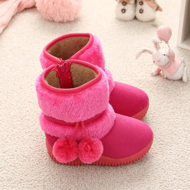 Girls Snow Boots Winter Comfortable Thick Warm Kids Boots Lobbing Ball Thick Children Autumn Cute Boys Boots Princess Shoes
Girls Snow Boots Winter Comfortable Thick Warm Kids Boots Lobbing Ball Thick Children Autumn Cute Boys Boots Princess Shoes