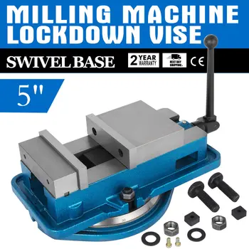 Vevor 5" Milling Machine Lockdown Vise Swivel Base Swivel Base 0-360deg scales Width
Vevor 5" Milling Machine Lockdown Vise Swivel Base Swivel Base 0-360deg scales Width