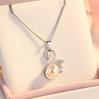 High Quality Real S925 Fine Swan Pendant Nature Pearl Fashion Jewelry Pendants Set Chain Fashion Accessories Jewel Women Gifts
High Quality Real S925 Fine Swan Pendant Nature Pearl Fashion Jewelry Pendants Set Chain Fashion Accessories Jewel Women Gifts