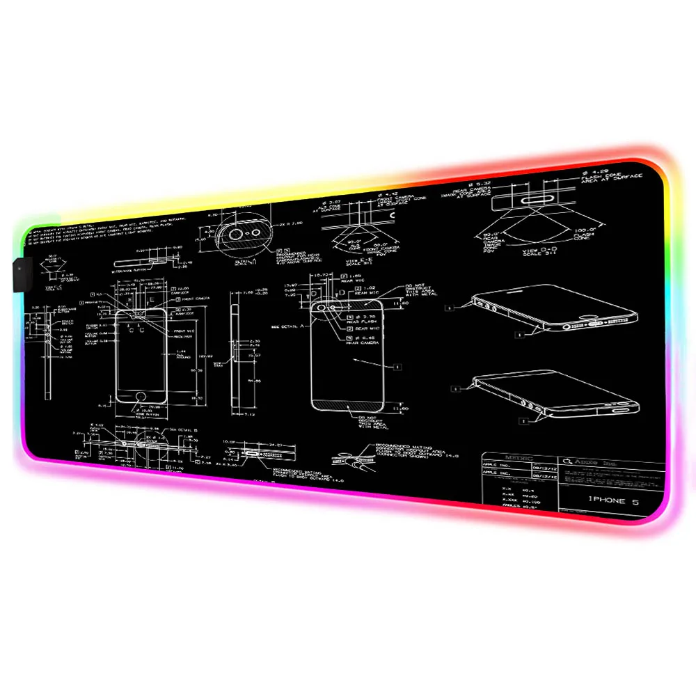 Large Mousepad RGB Mobile Phone Composition Digital Pattern Keyboard Carpet Pad LED Luminous 7-color Laptop XXL Gaming Mouse Pad
Large Mousepad RGB Mobile Phone Composition Digital Pattern Keyboard Carpet Pad LED Luminous 7-color Laptop XXL Gaming Mouse Pad
