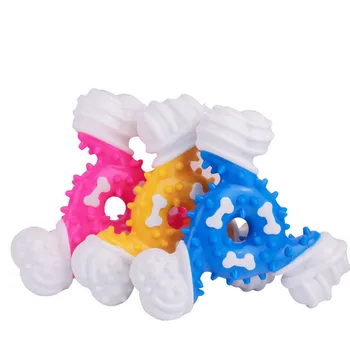 Pet dog toy molar bite resistant TPR molar stick puzzle training triangle shape interactive toy teeth cleaning pet supplies
Pet dog toy molar bite resistant TPR molar stick puzzle training triangle shape interactive toy teeth cleaning pet supplies