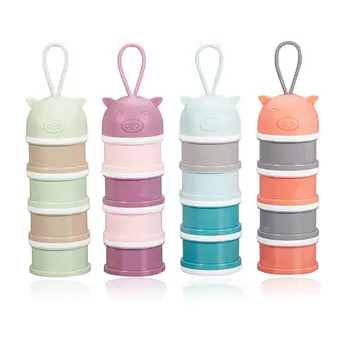 4 layer Portable Baby Food Storage Box Essential Cereal Dispenser Box Milk Powder Boxes Toddle Kids Formula Milk Container
4 layer Portable Baby Food Storage Box Essential Cereal Dispenser Box Milk Powder Boxes Toddle Kids Formula Milk Container