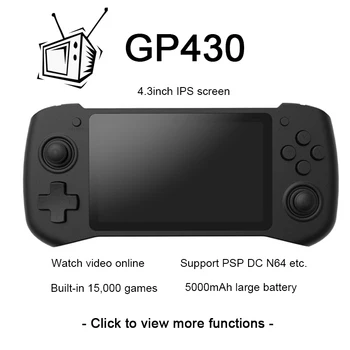 GP430 Mini Video Game Consoles For PSP/SNES/GBA/PS1/N64/MAME Raspberry Pi CM3 Portable Video Game Player With 15000 Games
GP430 Mini Video Game Consoles For PSP/SNES/GBA/PS1/N64/MAME Raspberry Pi CM3 Portable Video Game Player With 15000 Games