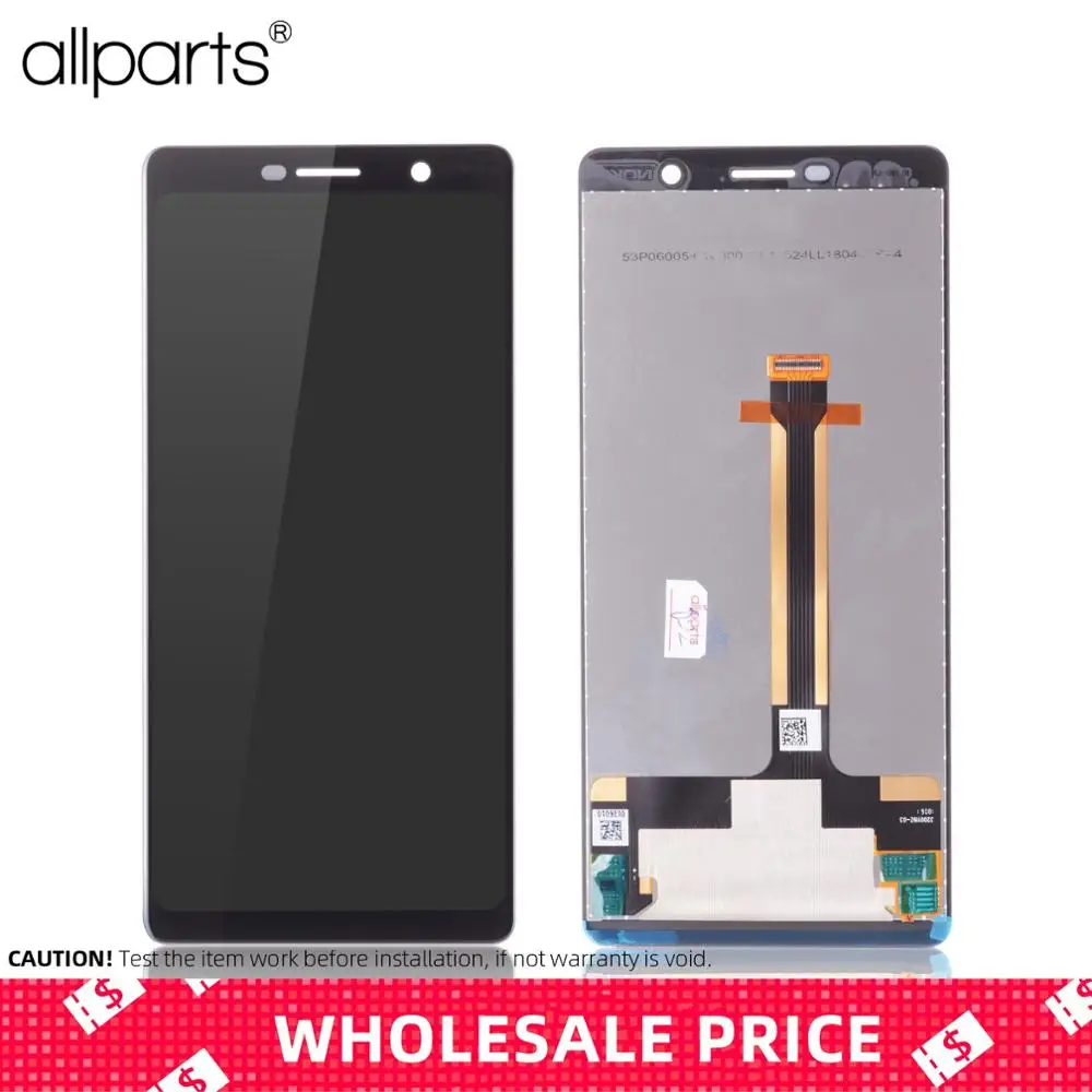 6.0" ORIGINAL Display for Nokia 7 Plus LCD Display Touch Screen Digitizer for Nokia E9 Plus LCD TA-1062 LCD Replacment
6.0" ORIGINAL Display for Nokia 7 Plus LCD Display Touch Screen Digitizer for Nokia E9 Plus LCD TA-1062 LCD Replacment