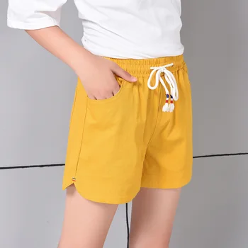 Korean Version Elasticated Waist Cotton Shorts Loose Large Size Motion Casual Pants Female Summer Solid Color Wide Leg Pants
Korean Version Elasticated Waist Cotton Shorts Loose Large Size Motion Casual Pants Female Summer Solid Color Wide Leg Pants