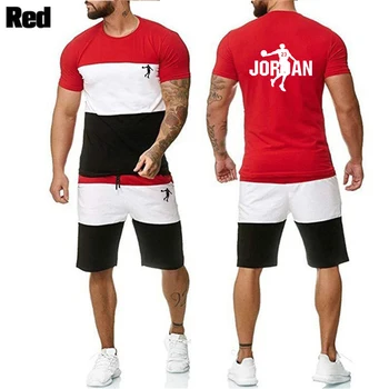 Stitching fashion men's casual 2 piece set summer sports suit casual shorts suit summer casual clothing men's short sportswear
Stitching fashion men's casual 2 piece set summer sports suit casual shorts suit summer casual clothing men's short sportswear