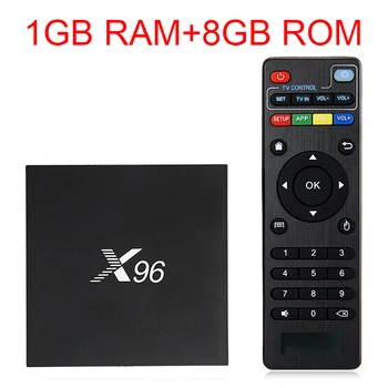 

ABKT-X96 TV Box Amlogic S905X Quad Core 2.4GHz WiFi HDMI 2.0 USB 2.0 AV LAN TF Card Slot 1GB RAM 8GB ROM Set-Top Box