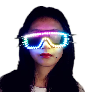 Pixel Smart LED Goggles Full Color Laser Glasses with Pads Intense Multi-colored 350 Modes Rave EDM Party Glasse
Pixel Smart LED Goggles Full Color Laser Glasses with Pads Intense Multi-colored 350 Modes Rave EDM Party Glasse