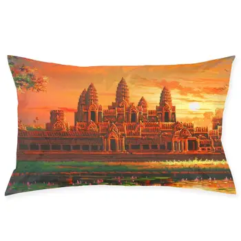 Angkor Wat Fashionable pillowcase and rectangular decorative pillowcase 20 "x30"
Angkor Wat Fashionable pillowcase and rectangular decorative pillowcase 20 "x30"