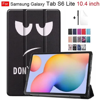 For New Samsung Galaxy Tab S6 Lite 10.4 2020 SM-P610 SM-P615 Case PU Leather Stand Tri-Fold Sleep/Wake up Cover with Pen+Film
For New Samsung Galaxy Tab S6 Lite 10.4 2020 SM-P610 SM-P615 Case PU Leather Stand Tri-Fold Sleep/Wake up Cover with Pen+Film