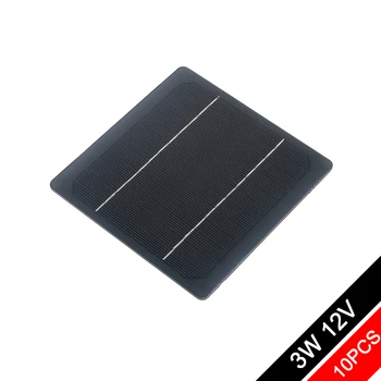 10PCS 3W 12V Mini Solar Panel Charger for DIY and Test Monocrystalline Silicon Flexible Solar Panel
10PCS 3W 12V Mini Solar Panel Charger for DIY and Test Monocrystalline Silicon Flexible Solar Panel