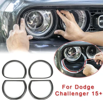 4pcs Car Accessories Headlight Surrounds Frame Cover Trim Decor For Dodge Challenger 15+ Car Cool Style
4pcs Car Accessories Headlight Surrounds Frame Cover Trim Decor For Dodge Challenger 15+ Car Cool Style