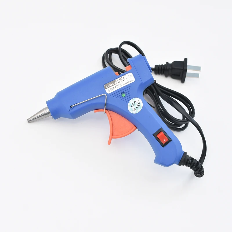 

XUNLEI High Temp Heater Melt A Hot Glue Gun 20W Repair Tool Heat Gun Mini Gun Use 7mm Glue Sticks