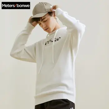 Metersbonwe Brand Knitted Sweater Men New Spring Fashion Long Sleeve Hooded Men fashion Sweater letter Student men sweater
Metersbonwe Brand Knitted Sweater Men New Spring Fashion Long Sleeve Hooded Men fashion Sweater letter Student men sweater