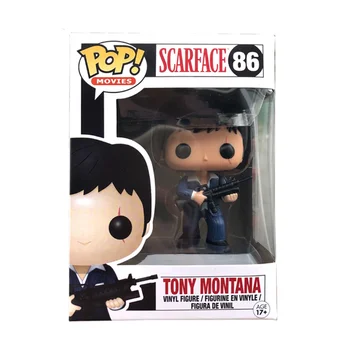 Funko POP Scarfac Tony Montana # 86 Vinyl Action Figures Collection Model Toys for Children Gift
Funko POP Scarfac Tony Montana # 86 Vinyl Action Figures Collection Model Toys for Children Gift