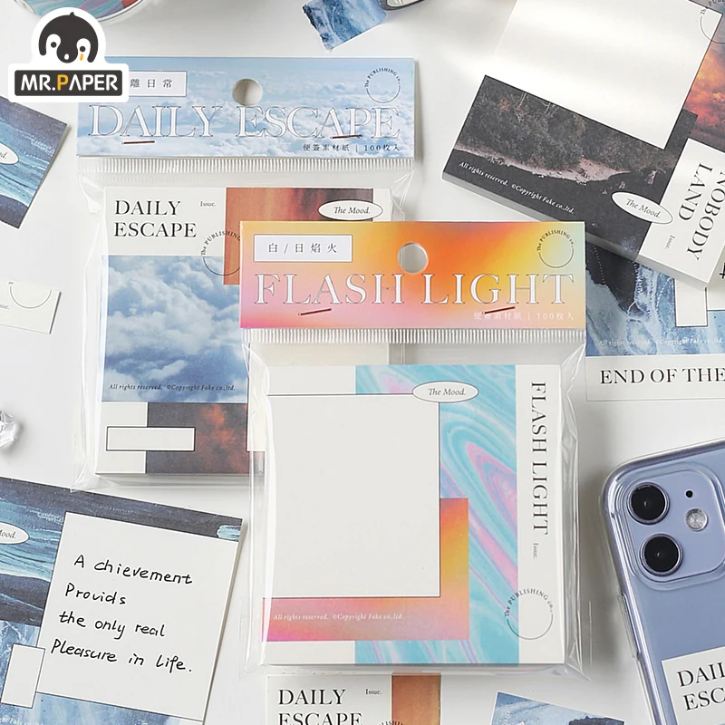 Mr.Paper 4 Designs 100pcs/lot Time Travel Series Memo Pad Deco Sticky Notes Note Diary Creative Self-Stick Note Memo Pad
Mr.Paper 4 Designs 100pcs/lot Time Travel Series Memo Pad Deco Sticky Notes Note Diary Creative Self-Stick Note Memo Pad