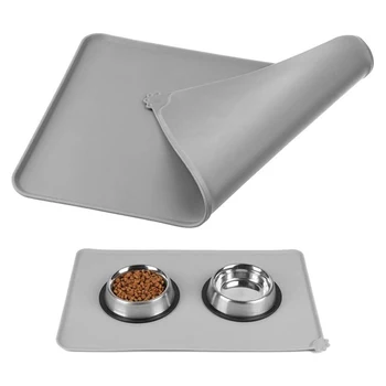 Cat Dog Food Mat Silicone Feeding Mat Non-slip Waterproof Pet Mat For Dogs Cat Food Tray Portable Easy Clean for Home Outdoor
Cat Dog Food Mat Silicone Feeding Mat Non-slip Waterproof Pet Mat For Dogs Cat Food Tray Portable Easy Clean for Home Outdoor