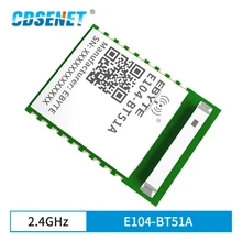 E104-BT51A CC2640R2L 2.4GHz 5dBm Bluetooth Module Range 3.3V BLE5.0 Ceramic Antenna UART BLE Module PCB Antenna
E104-BT51A CC2640R2L 2.4GHz 5dBm Bluetooth Module Range 3.3V BLE5.0 Ceramic Antenna UART BLE Module PCB Antenna