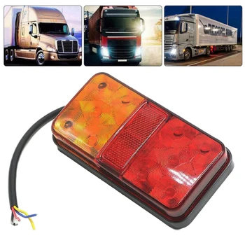 2PCS Car 10LED Tail Light Rear Lamps Waterproof Trailer 12V Rear Light Trailer Truck Car Light for Truck Trailers Trucks Camper
2PCS Car 10LED Tail Light Rear Lamps Waterproof Trailer 12V Rear Light Trailer Truck Car Light for Truck Trailers Trucks Camper