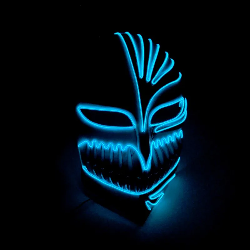 Halloween Horror Cold Light Mask LED Glow in Dark Festival Mask Ghost Face Mask Bar Party Performance Fearsome Night Light Mask
Halloween Horror Cold Light Mask LED Glow in Dark Festival Mask Ghost Face Mask Bar Party Performance Fearsome Night Light Mask