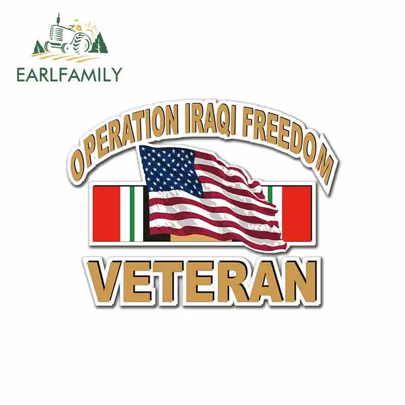 EARLFAMILY 13cm x 9.9cm for Operation Iraqi Freedom Veteran Flag Car Stickers Vinyl Trunk RV VAN 3D JDM Car Accessories Graphics
EARLFAMILY 13cm x 9.9cm for Operation Iraqi Freedom Veteran Flag Car Stickers Vinyl Trunk RV VAN 3D JDM Car Accessories Graphics