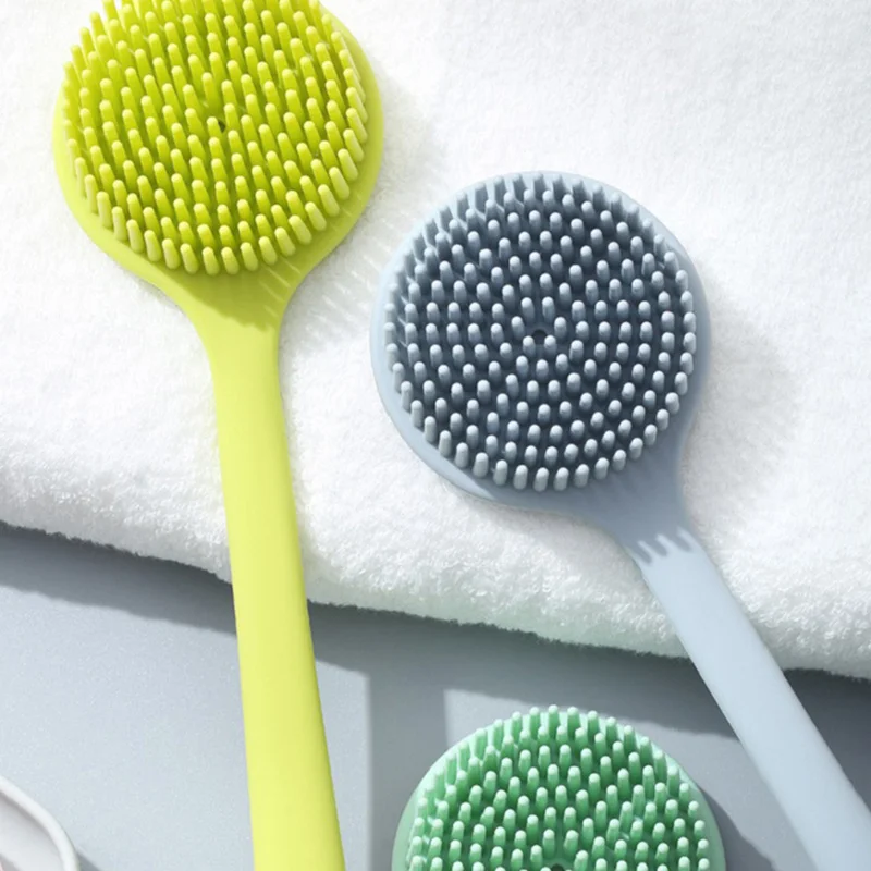 2 In 1 Multifunctional Brush for Silicone Body Long Handle Double-sided Bath Brush Back Massage Exfoliation Wisp for Body
2 In 1 Multifunctional Brush for Silicone Body Long Handle Double-sided Bath Brush Back Massage Exfoliation Wisp for Body
