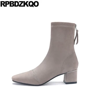 block high heel rhinestone square toe fur crystal shoes diamond women ankle boots medium sheepskin suede chunky fall designer 
block high heel rhinestone square toe fur crystal shoes diamond women ankle boots medium sheepskin suede chunky fall designer