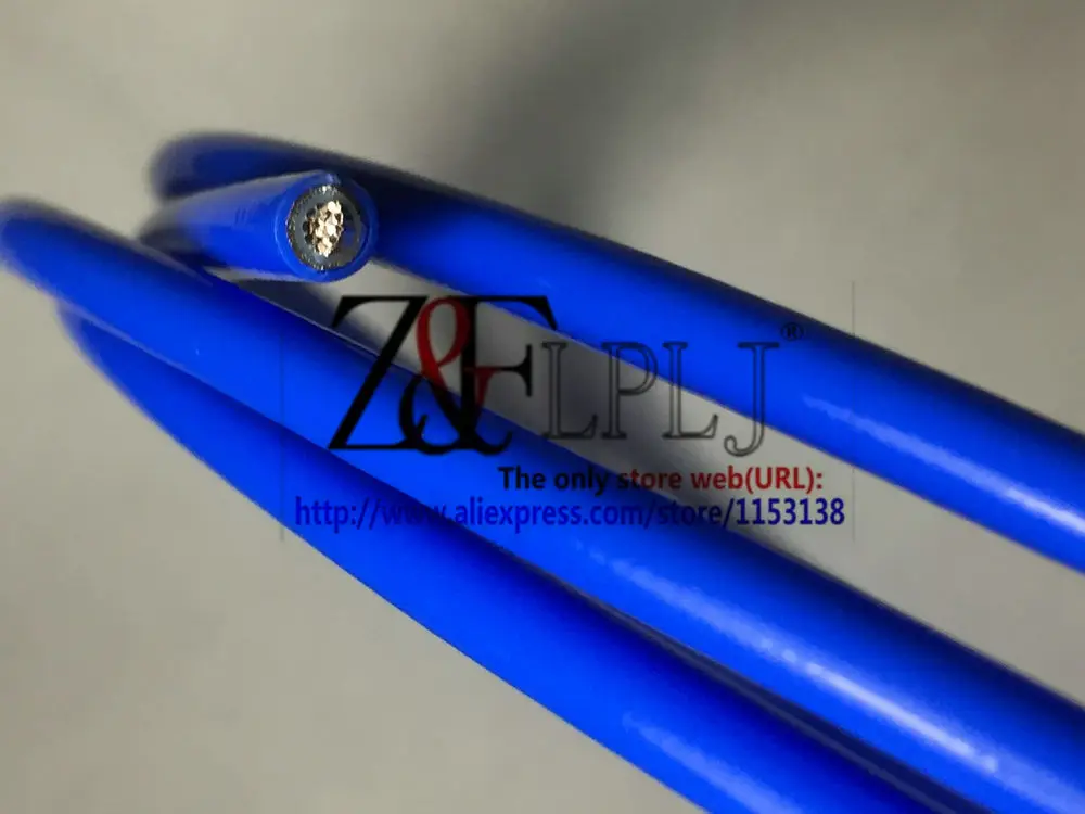 Фото RF coaxial cable 12.5 Ohms/12.5 OHM±1.5R Low impedance semi-flexible OD=4.1MM Blue & Transparent jacket 1Meter/Lot | Электронные