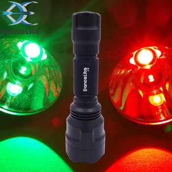 DanceLite C8 XPE2 R2 5W 532nm Green Light Flashlight 650nm Red Light Linterna 1MODE For Hunting
DanceLite C8 XPE2 R2 5W 532nm Green Light Flashlight 650nm Red Light Linterna 1MODE For Hunting