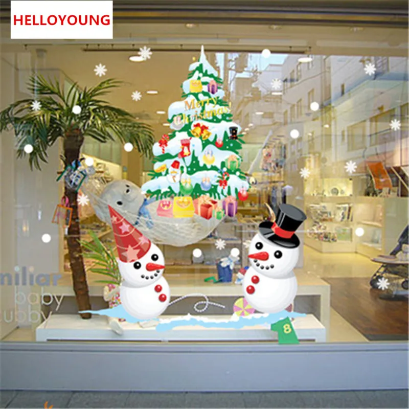 Cartoon Christmas Sticker For Window Showcase Removable Santa Clause Snowman Home Decor Decal Adhesive Christmas Window Stickers
Cartoon Christmas Sticker For Window Showcase Removable Santa Clause Snowman Home Decor Decal Adhesive Christmas Window Stickers
