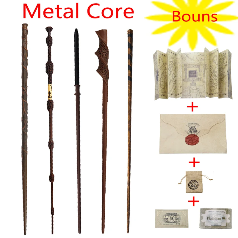 New 34 Kinds of Potter magic Wand With Gift Box Packing Metal-Core Magic Wand For Kids Cosplay Harried Magical Wand With Bonus
New 34 Kinds of Potter magic Wand With Gift Box Packing Metal-Core Magic Wand For Kids Cosplay Harried Magical Wand With Bonus