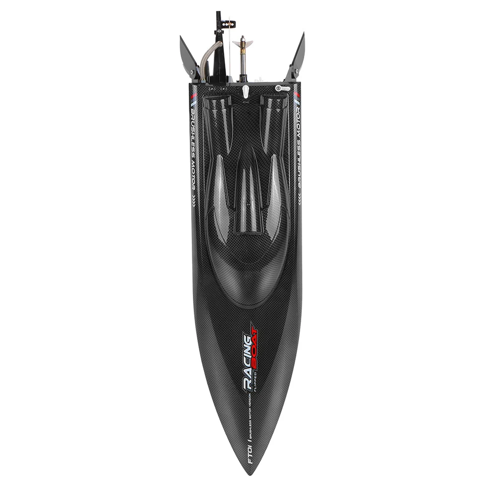Feilun FT011 2.4G 55kmh High Speed RC Boat Racing Boat with Water Cooling Flipped Self-righting Function Ship Speedboat Toys (7)
