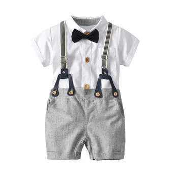 0-24M Summer Baby Boys Clothes Set 100% Cotton Romper+pants+bow Tie Wedding Birthday Baptism Clothing Suit Kids Child Outfits 
0-24M Summer Baby Boys Clothes Set 100% Cotton Romper+pants+bow Tie Wedding Birthday Baptism Clothing Suit Kids Child Outfits