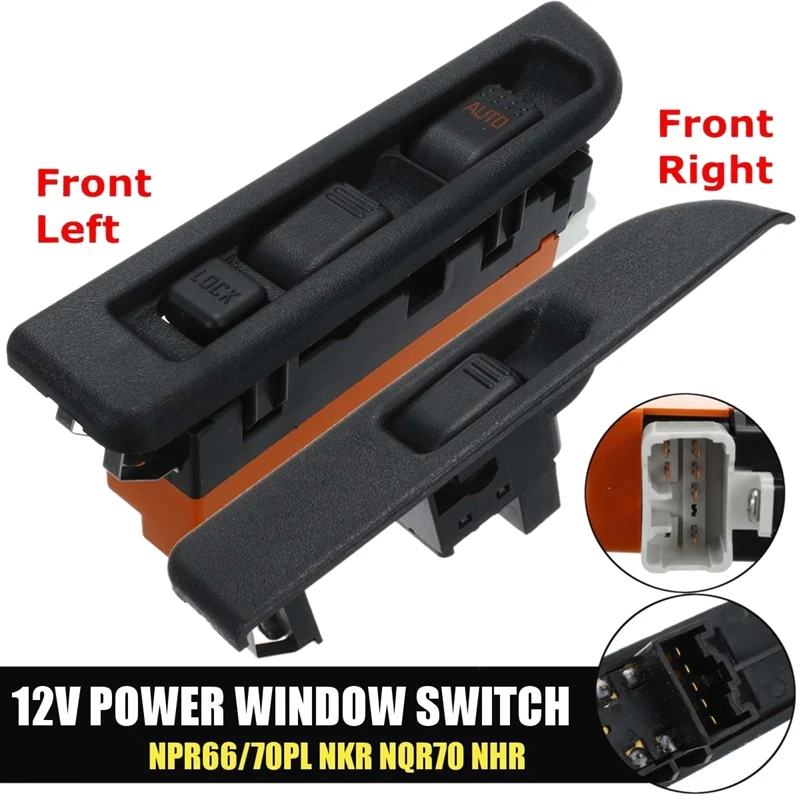 2PCs Car Front Left & Right Electric Window Switch for ISUZU NPR66 70PL NKR NQR70 NHR 8973151840 8981472360 98147236-0
2PCs Car Front Left & Right Electric Window Switch for ISUZU NPR66 70PL NKR NQR70 NHR 8973151840 8981472360 98147236-0