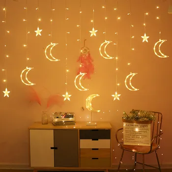 party decoration string light 220V Moon Star Light LED Light String Ins Christmas Light Decoration d91112
party decoration string light 220V Moon Star Light LED Light String Ins Christmas Light Decoration d91112