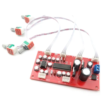 UPC1892CT + NE5532 Tone Plate Volume Control Board Preamp Amplifier with Treble Bass Balance Volume Adjustment
UPC1892CT + NE5532 Tone Plate Volume Control Board Preamp Amplifier with Treble Bass Balance Volume Adjustment
