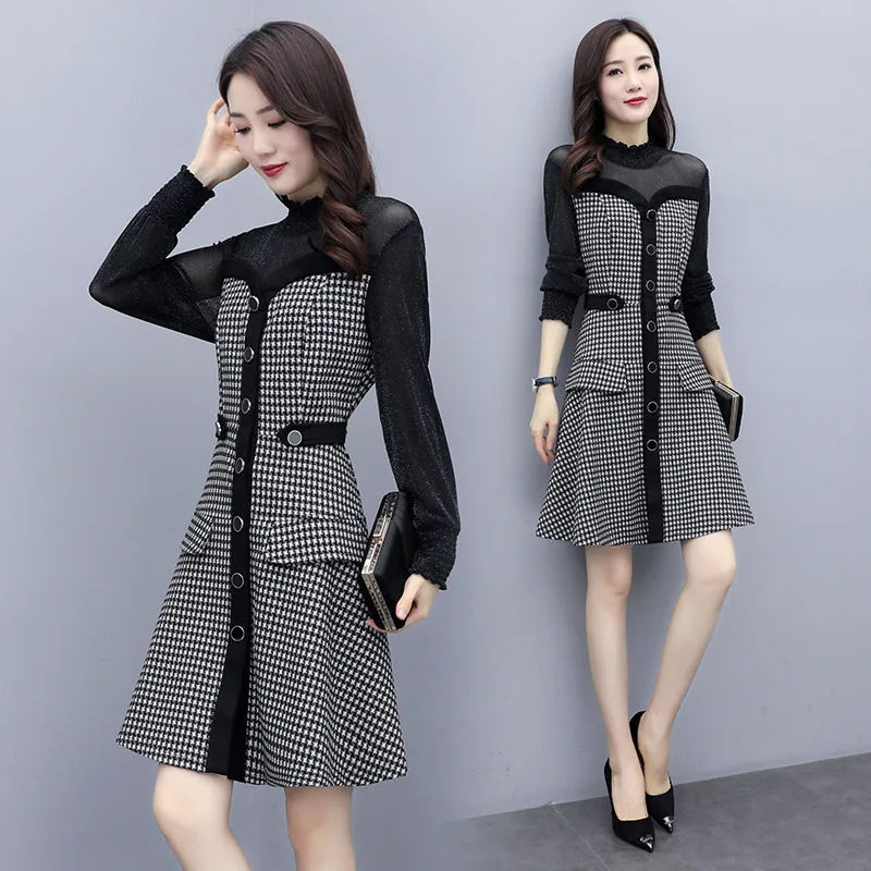 Plaid Dress Popular WOMEN'S Dress 2020 Spring Clothing New Style Elegant Goddess-Style Spring Long Sleeve Skirt Clothes Fashion
Plaid Dress Popular WOMEN'S Dress 2020 Spring Clothing New Style Elegant Goddess-Style Spring Long Sleeve Skirt Clothes Fashion
