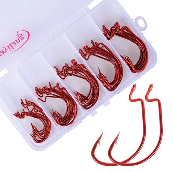 Sougayilang 50pcs/lot Fishing Soft Worm Hooks High Carbon Steel Wide Super Lock Fishhooks Lure Softjerk Hooks Fishing Tackle
Sougayilang 50pcs/lot Fishing Soft Worm Hooks High Carbon Steel Wide Super Lock Fishhooks Lure Softjerk Hooks Fishing Tackle
