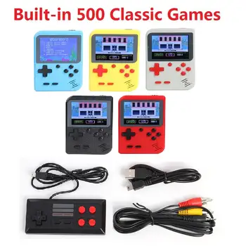 Video Game Console Retro Support 2 Player 8-Bit Mini Pocket Handheld Game Player Built-in 500 Classic Games Nostalgic Player
Video Game Console Retro Support 2 Player 8-Bit Mini Pocket Handheld Game Player Built-in 500 Classic Games Nostalgic Player
