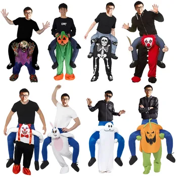 New Adult Carry On me Mascot Costumes Halloween Cosplay Costume Pumpkin Ghost Evil Ride Me Fance Dress Up for Man Woman
New Adult Carry On me Mascot Costumes Halloween Cosplay Costume Pumpkin Ghost Evil Ride Me Fance Dress Up for Man Woman