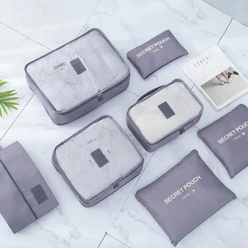 7pcs/set Travel Organizer Bag Clothes Pouch Portable Storage Case Luggage Suitcase Chic Bags Unisex Use Travel Accessories 
7pcs/set Travel Organizer Bag Clothes Pouch Portable Storage Case Luggage Suitcase Chic Bags Unisex Use Travel Accessories