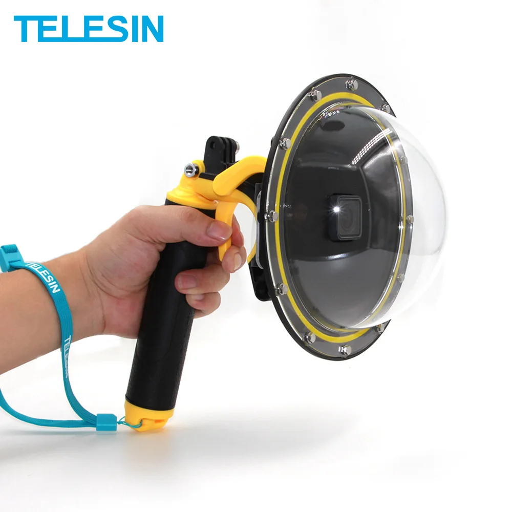 TELESIN 6" Dome Port for the Gopro Hero3+ and Hero4 Underwater Photography--- New Design Accessories Available for the Gopro
TELESIN 6" Dome Port for the Gopro Hero3+ and Hero4 Underwater Photography--- New Design Accessories Available for the Gopro