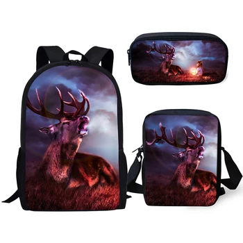 2020 3PCs Set Kids School Backpack Art Fantasy Deer Pattern School Book Bags Kawaii Animal Students Backpack/Flaps Bag/Pen Bag
2020 3PCs Set Kids School Backpack Art Fantasy Deer Pattern School Book Bags Kawaii Animal Students Backpack/Flaps Bag/Pen Bag
