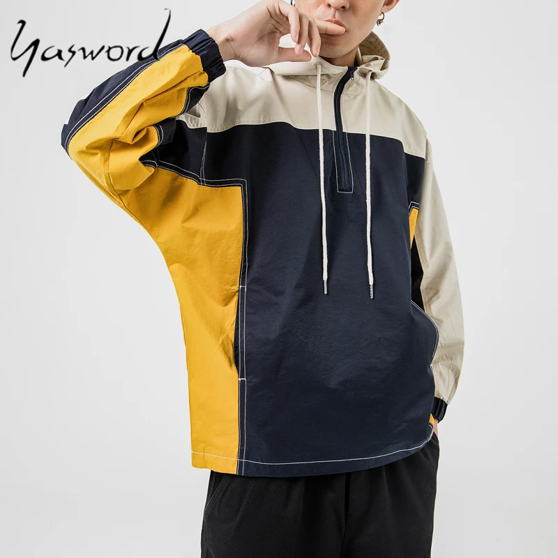 Yasword Patchwork Unique Design Men Casual Hoodies With Draw String Men Casual Round Neck Sportswear Men Top Men Sweatshirt
Yasword Patchwork Unique Design Men Casual Hoodies With Draw String Men Casual Round Neck Sportswear Men Top Men Sweatshirt