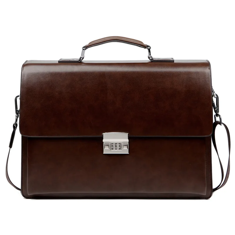 Male Computer Package Single Shoulder Handbag Briefcase Bring Password Lock genuine leather laptop messenger office bags for men
Male Computer Package Single Shoulder Handbag Briefcase Bring Password Lock genuine leather laptop messenger office bags for men
