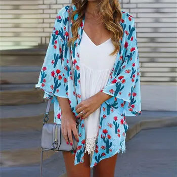 2019 New Women Floral Printing Cardigan Tops Summer Fashion Casual Long Sleeve Sun Protection Women Sunscreen Coats
2019 New Women Floral Printing Cardigan Tops Summer Fashion Casual Long Sleeve Sun Protection Women Sunscreen Coats