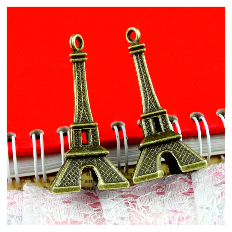 

15PCS 47x22MM Antique Bronze Plated Zinc Alloy Eiffel Tower Charms Pendants Diy Jewelry Findings Accessories Wholesale
