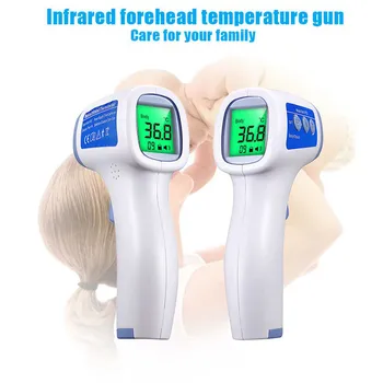 Baby Forehead Thermometer Non-contact handheld Digital Infrared Body Temporal Thermometer Precision Temperature measurement Home
Baby Forehead Thermometer Non-contact handheld Digital Infrared Body Temporal Thermometer Precision Temperature measurement Home