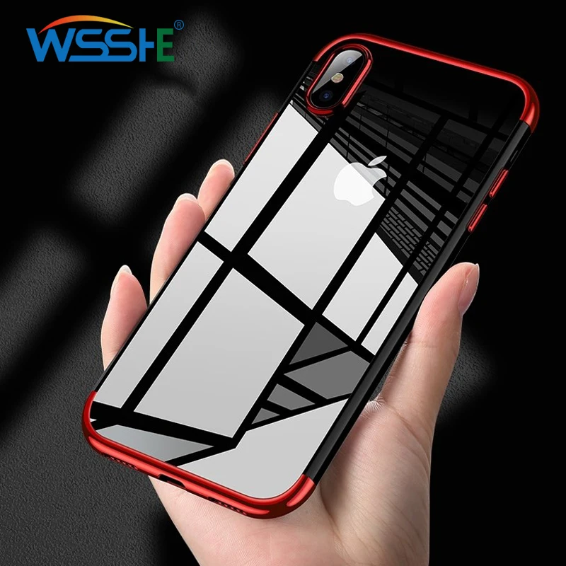 Luxury Transparent Case For iPhone 7 8 6 6s Plus Case Soft Silicon Back Cover For iPhone X XR XS Max Phone Case For iPhone Xs
Luxury Transparent Case For iPhone 7 8 6 6s Plus Case Soft Silicon Back Cover For iPhone X XR XS Max Phone Case For iPhone Xs